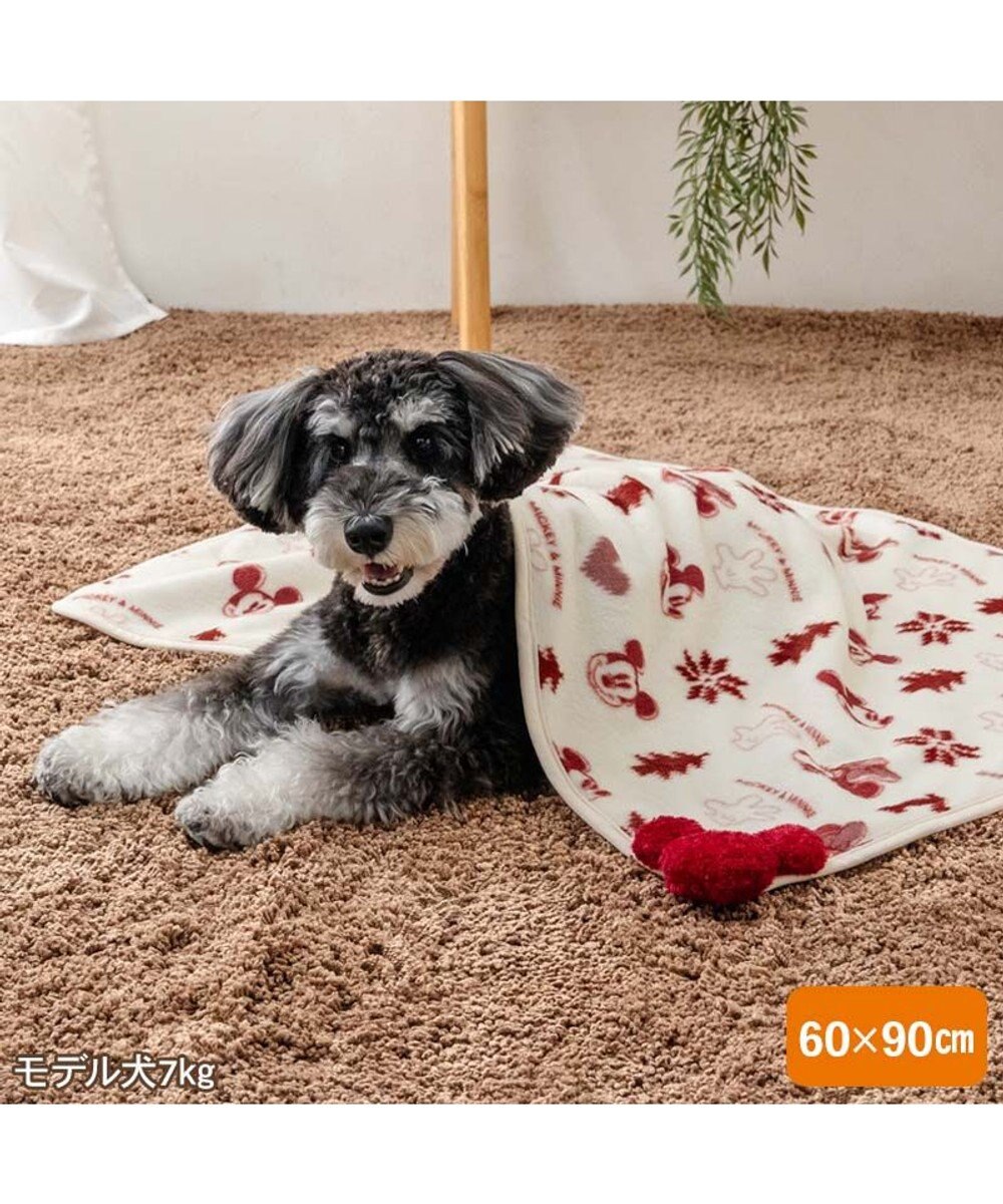 PET PARADISE ディズニー ミッキーマウス ブランケット 《ニット柄》 