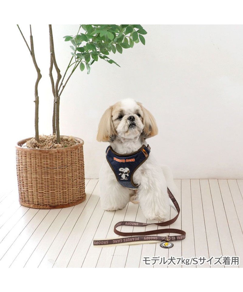 PET PARADISE スヌーピー ハーネス＆リード 《ワッペン柄》 ３Ｓ 小型犬 