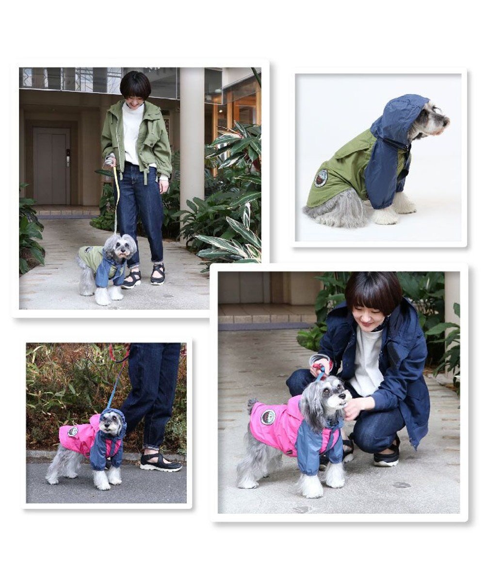 PET PARADISE 犬服 犬用品 ペットグッズ ペットウェア ペットパラダイス 犬 服 春 ジャケット 緑 【小型犬】 シェルジャケット 防水 撥水 アウトドア アウター レインコート ウィンドブレーカー ドッグウエア ドッグウェア おしゃれ梅雨対策 撥水 雨 雨の日 