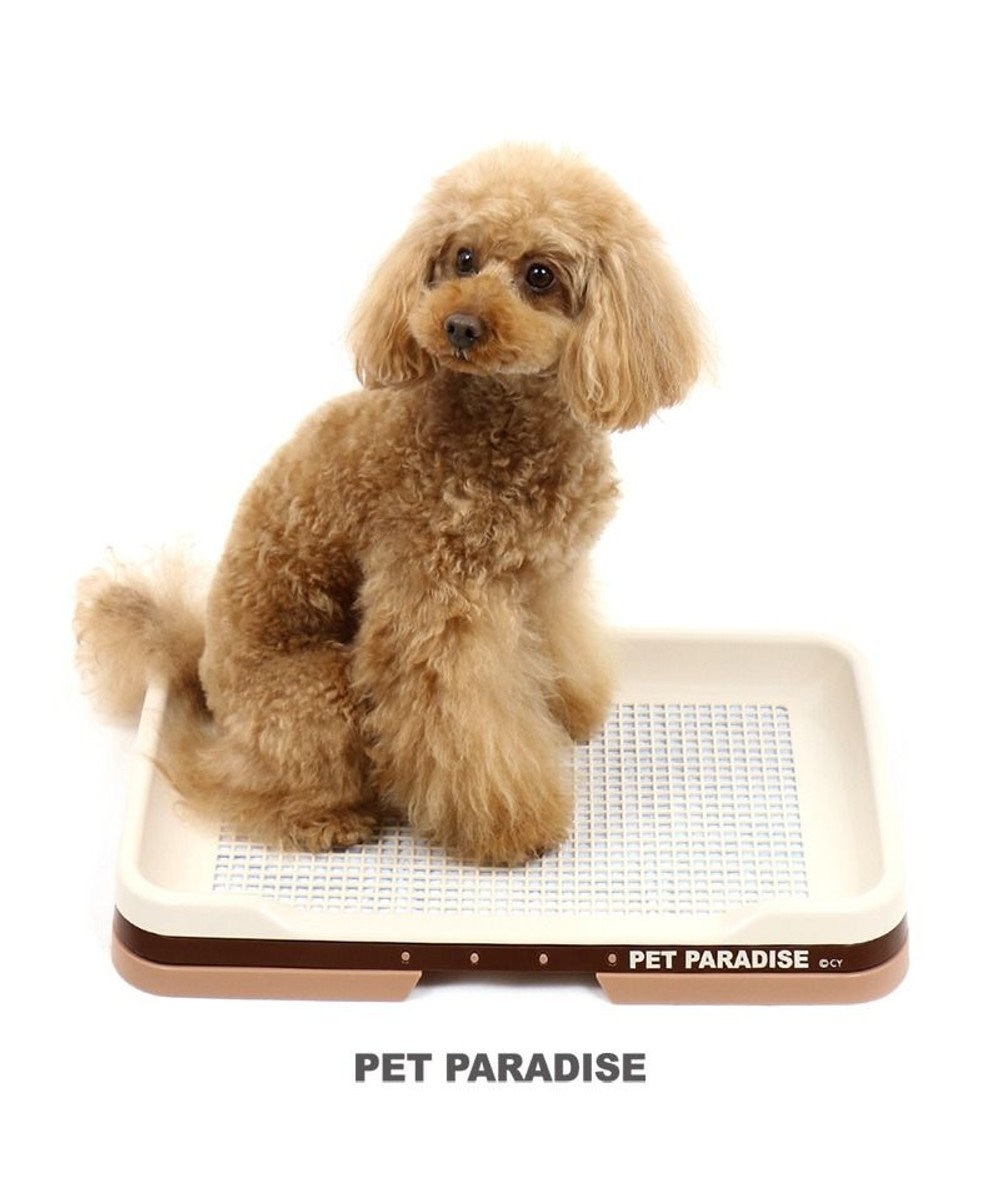 PET PARADISE ペットパラダイス 2way ペット トレイ（室内トイレ） 茶系
