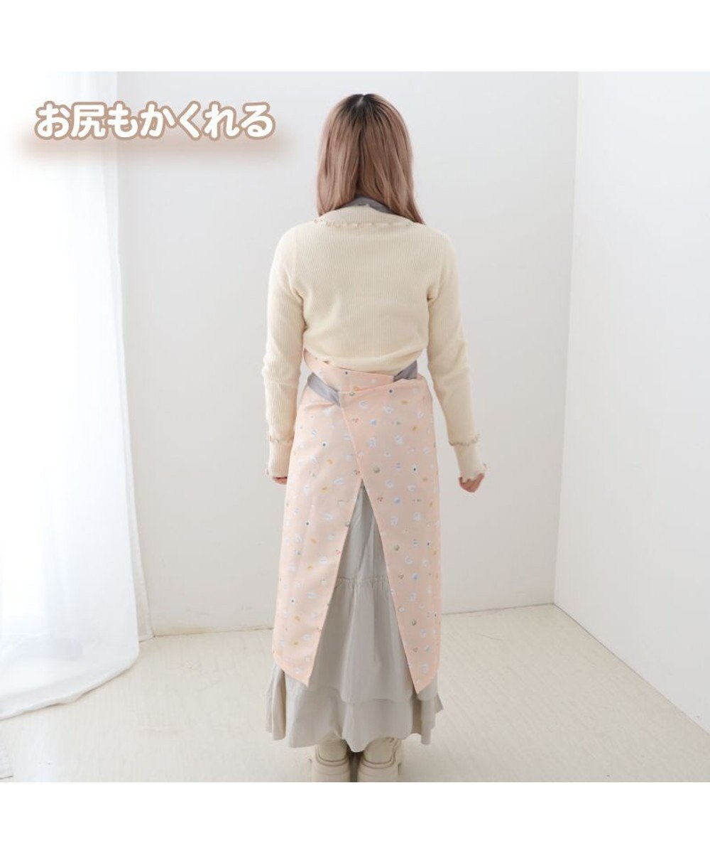 Mother garden しろたん  エプロン 《食いしん坊柄》 レディースフリーサイズ 