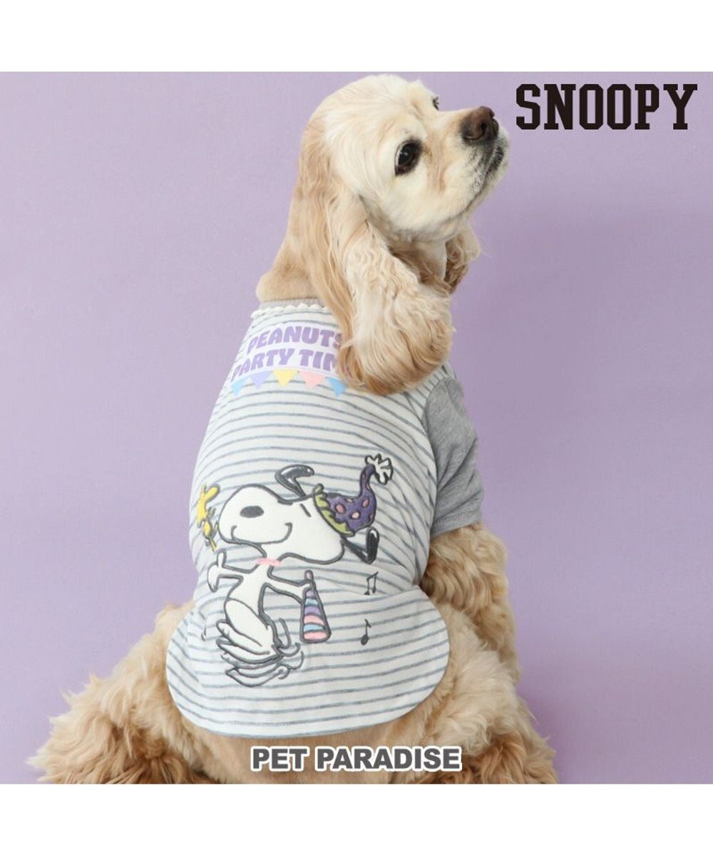 PET PARADISE ≪スヌーピーお誕生日≫ スヌーピー Tシャツ 《パーティー柄》 中型犬 パーティー柄