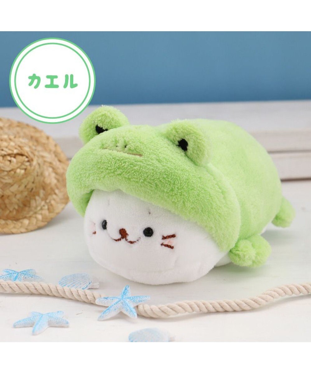 Mother garden しろたん ちびマスコット16cm 単品 《らっこいぬ / らむね / ゴマフアザラシ / サメ / カエル》