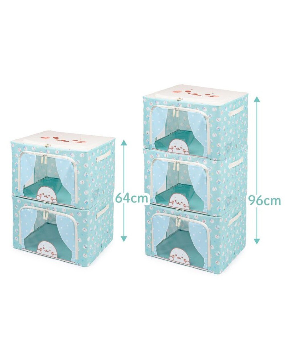 Mother garden しろたん 収納ケース 《ぽてぽて柄》 