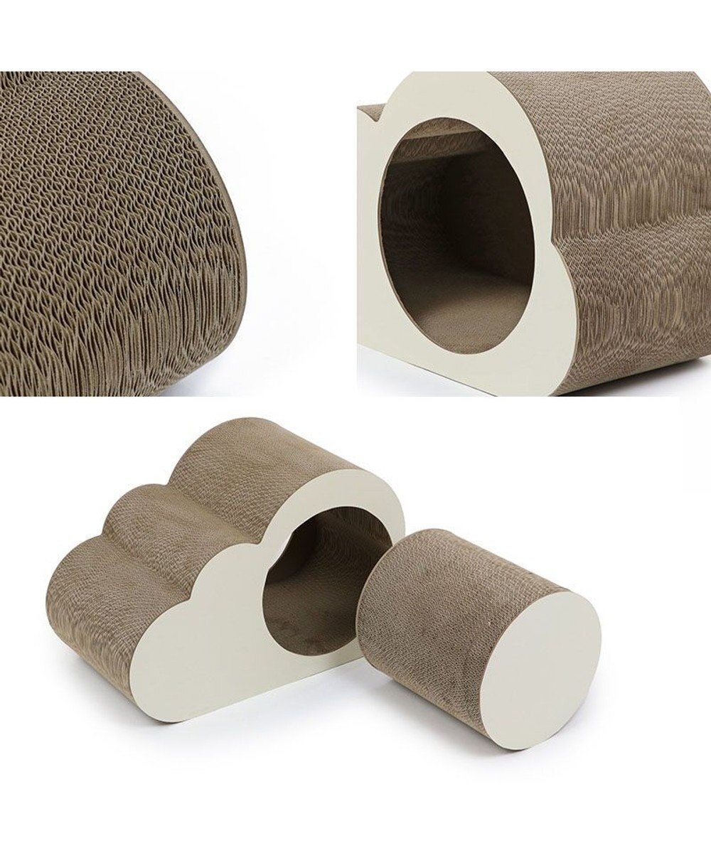 PET PARADISE 猫 爪とぎ ダンボール 単品《月 / 雲》 