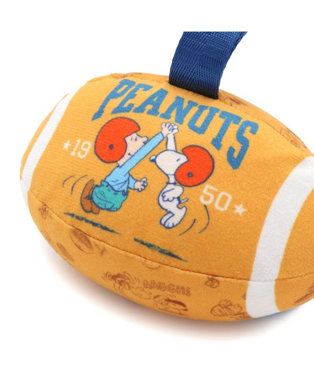 PET PARADISE スヌーピー タブ付 ラグビーボール トイ 