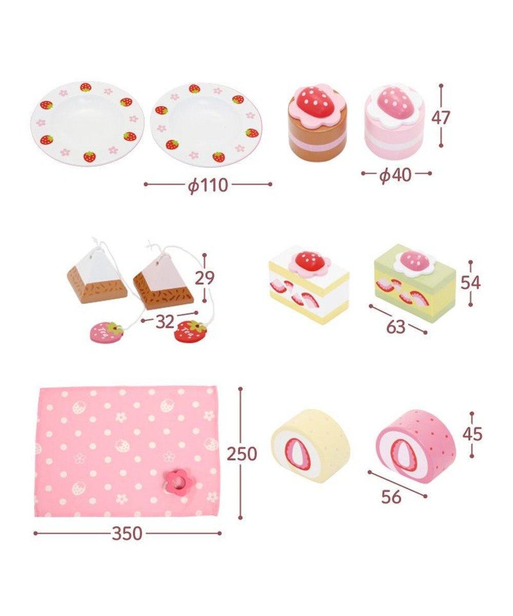 Mother garden マザーガーデン ストロベリー ティーパーティー セット