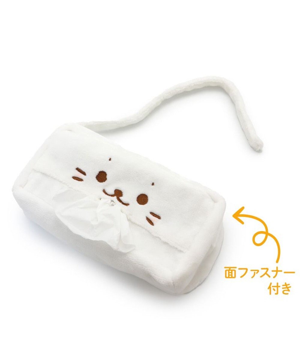 Mother garden しろたん 顔ぼん ティッシュカバー 置き型/吊り下げ 【単品】 