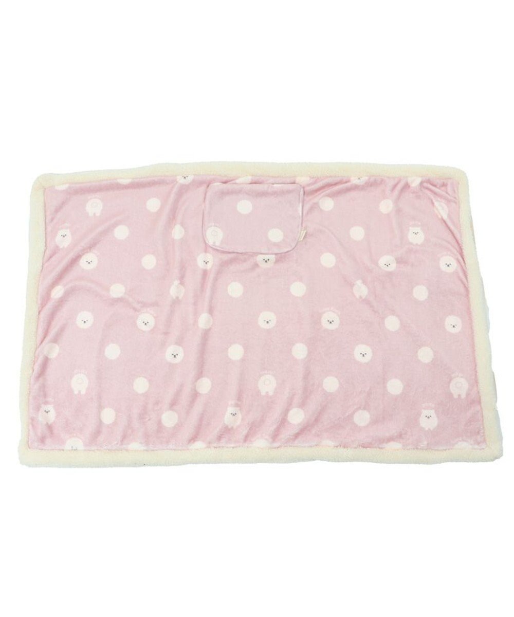 Mother garden マザーガーデン ふわんこ USB ぽかぽか ひざかけ 90cm×60cm ボタン付き 