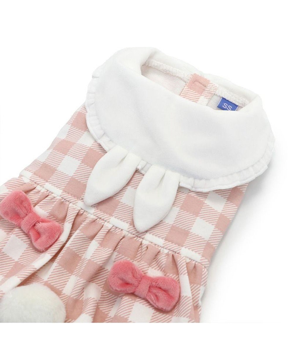 PET PARADISE ペットパラダイス うさぎ バルーン ワンピース 《チェック柄》 小型犬 