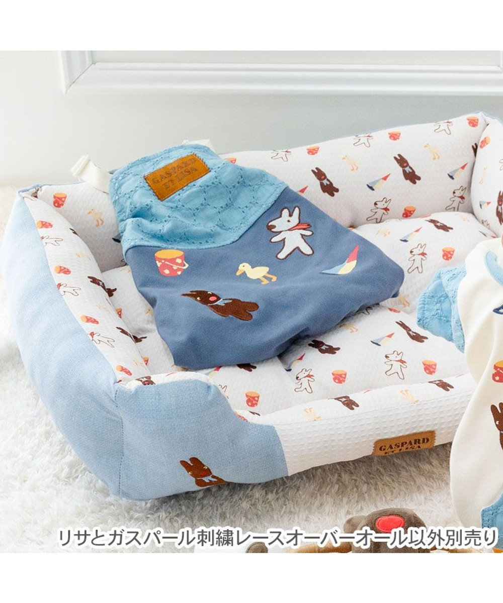 PET PARADISE リサとガスパール 刺繍レース オーバーオール 小型犬 