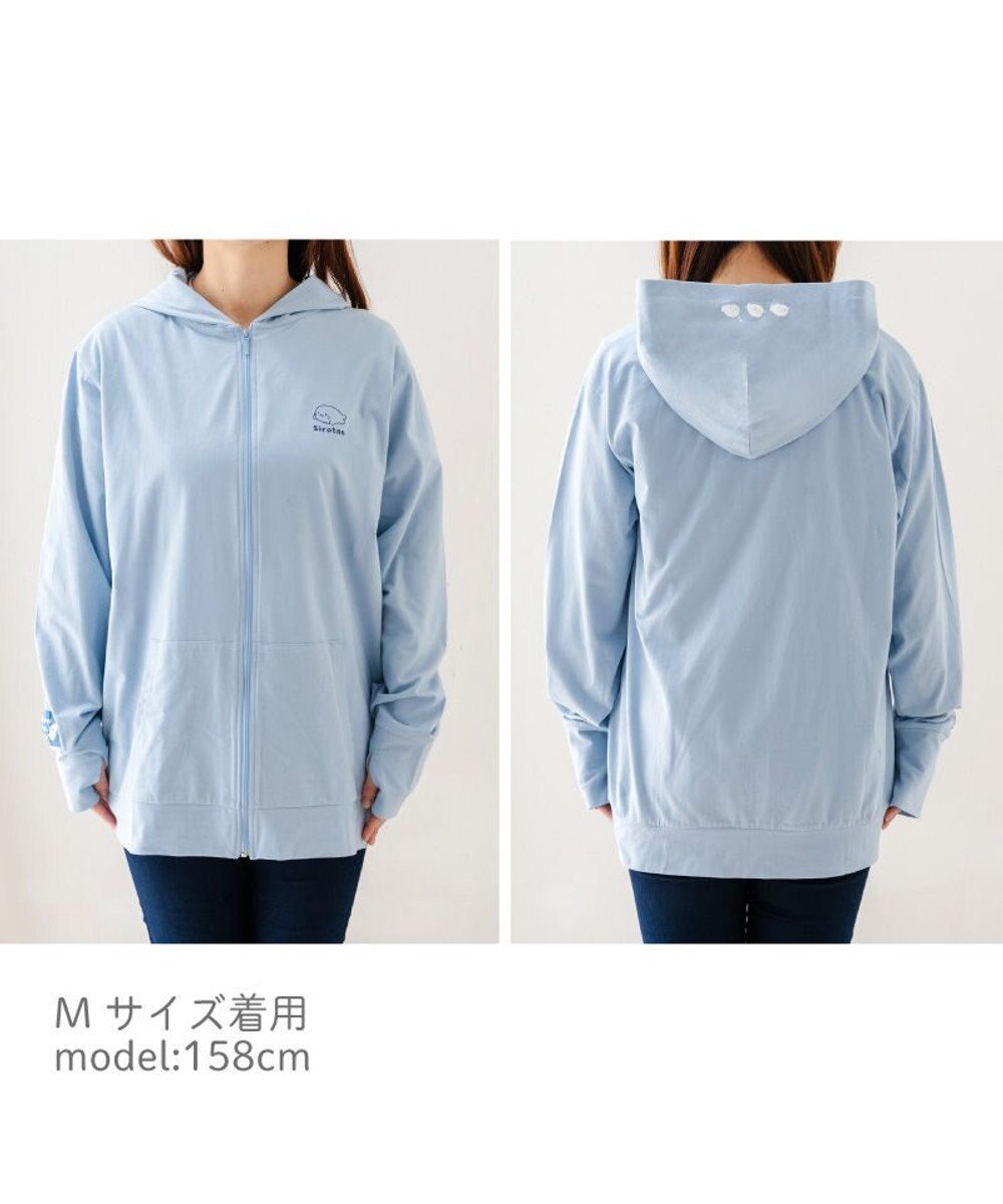 Mother garden しろたん 指穴付ジップパーカー  ユニセックス 