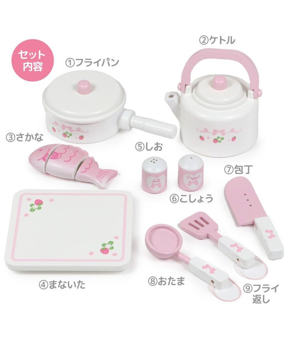 Mother garden マザーガーデン  キッチンツール 9点セット 《スウィートストロベリー》