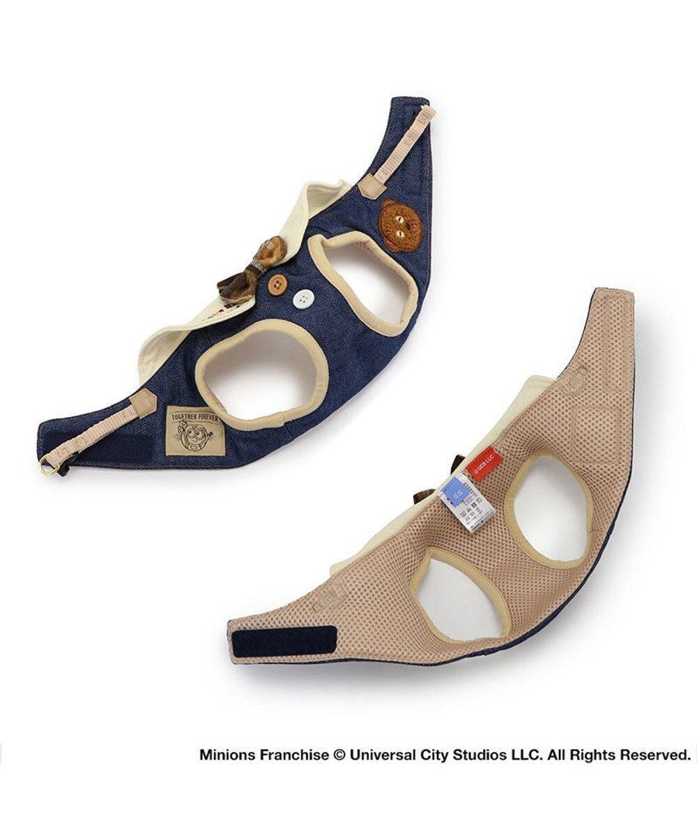 PET PARADISE ミニオン ティム ベストハーネス デニム ＳＭ 中型犬 
