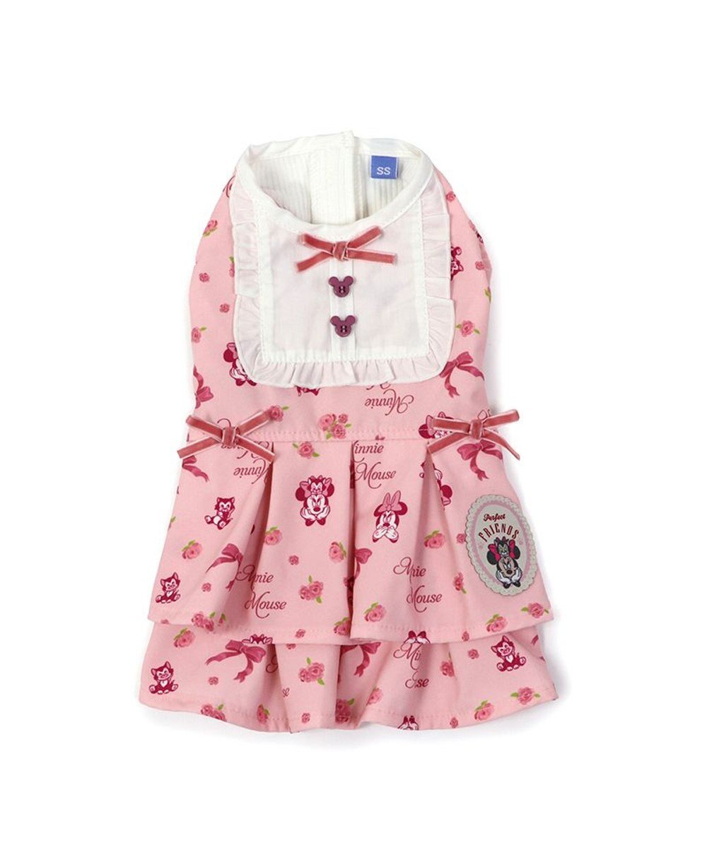 PET PARADISE ディズニー ミニーマウスリボン柄 ワンピース 【小型犬】 