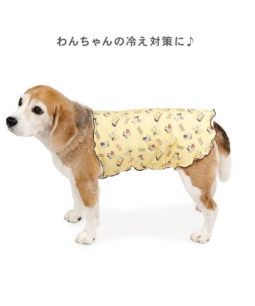 PET PARADISE スヌーピー makokoro ペティヒート 腹巻 《イエロー》 中型犬 