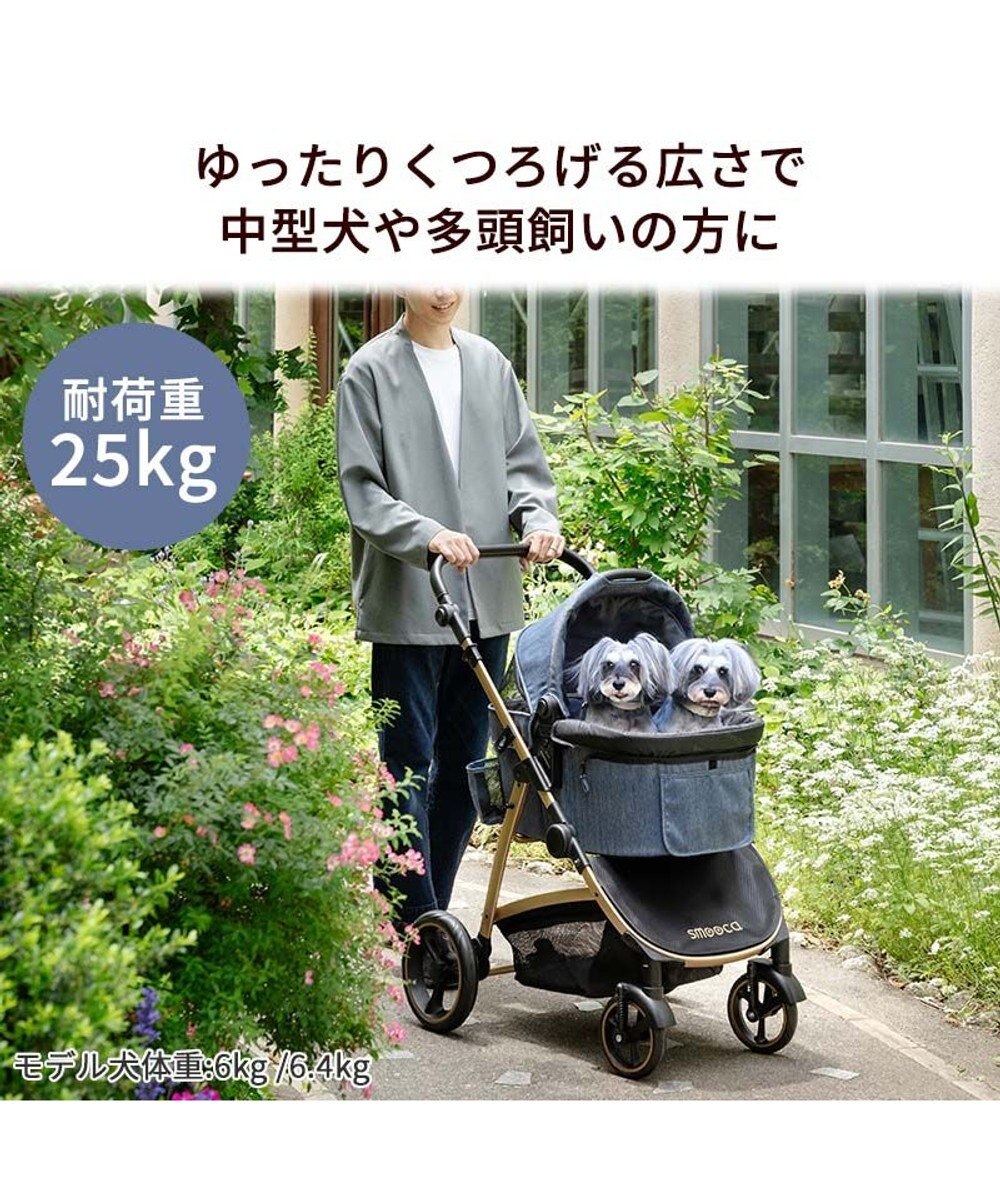 PET PARADISE smooca プレミアム ペットカート 《デニム調》