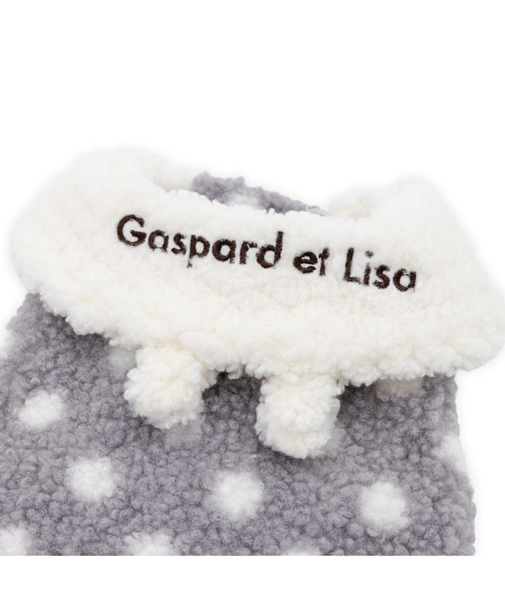 PET PARADISE リサとガスパール 水玉ボアベスト 中型犬 