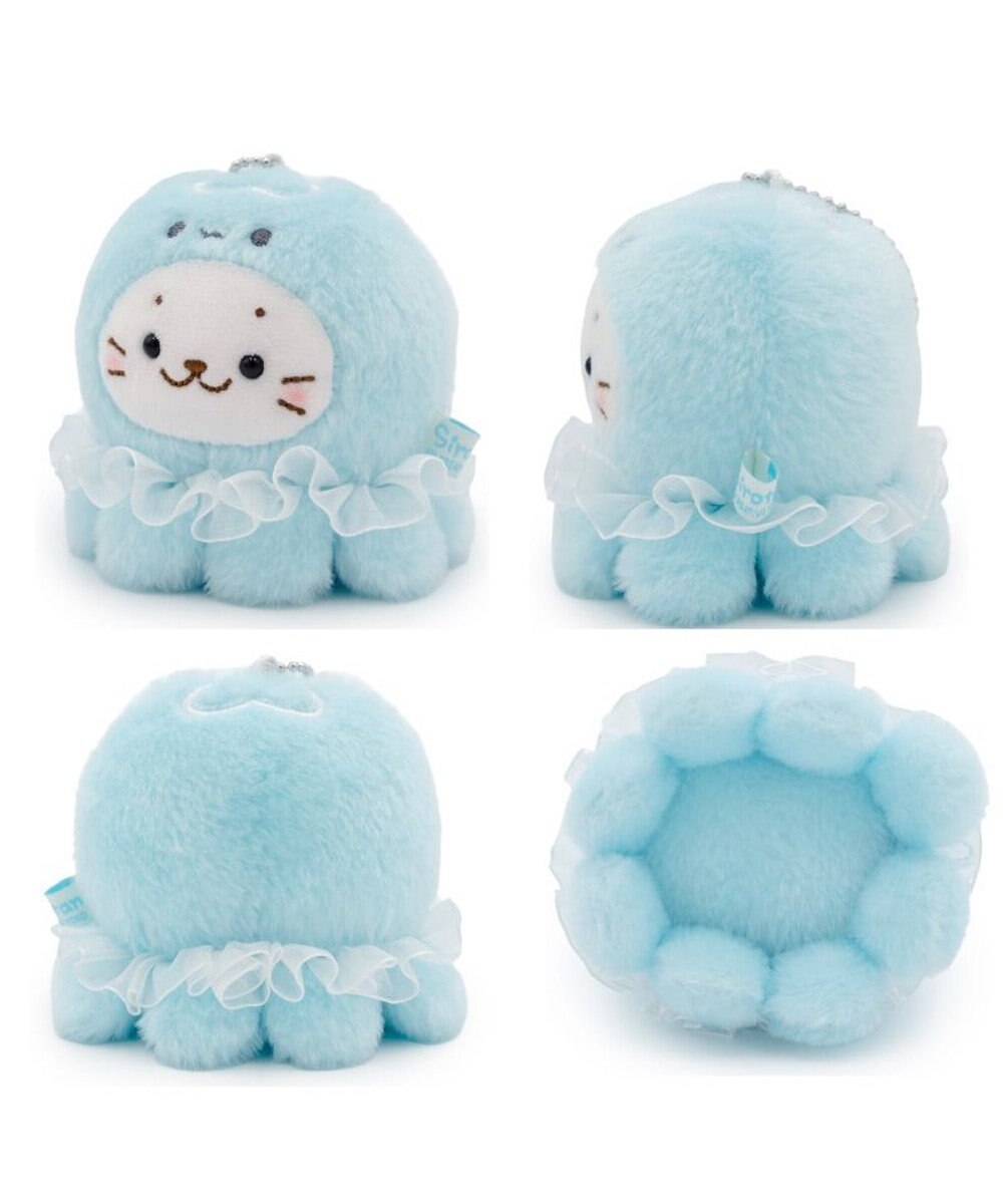 Mother garden しろたん ふわふわ キーホルダー 《くらげ》 単品 