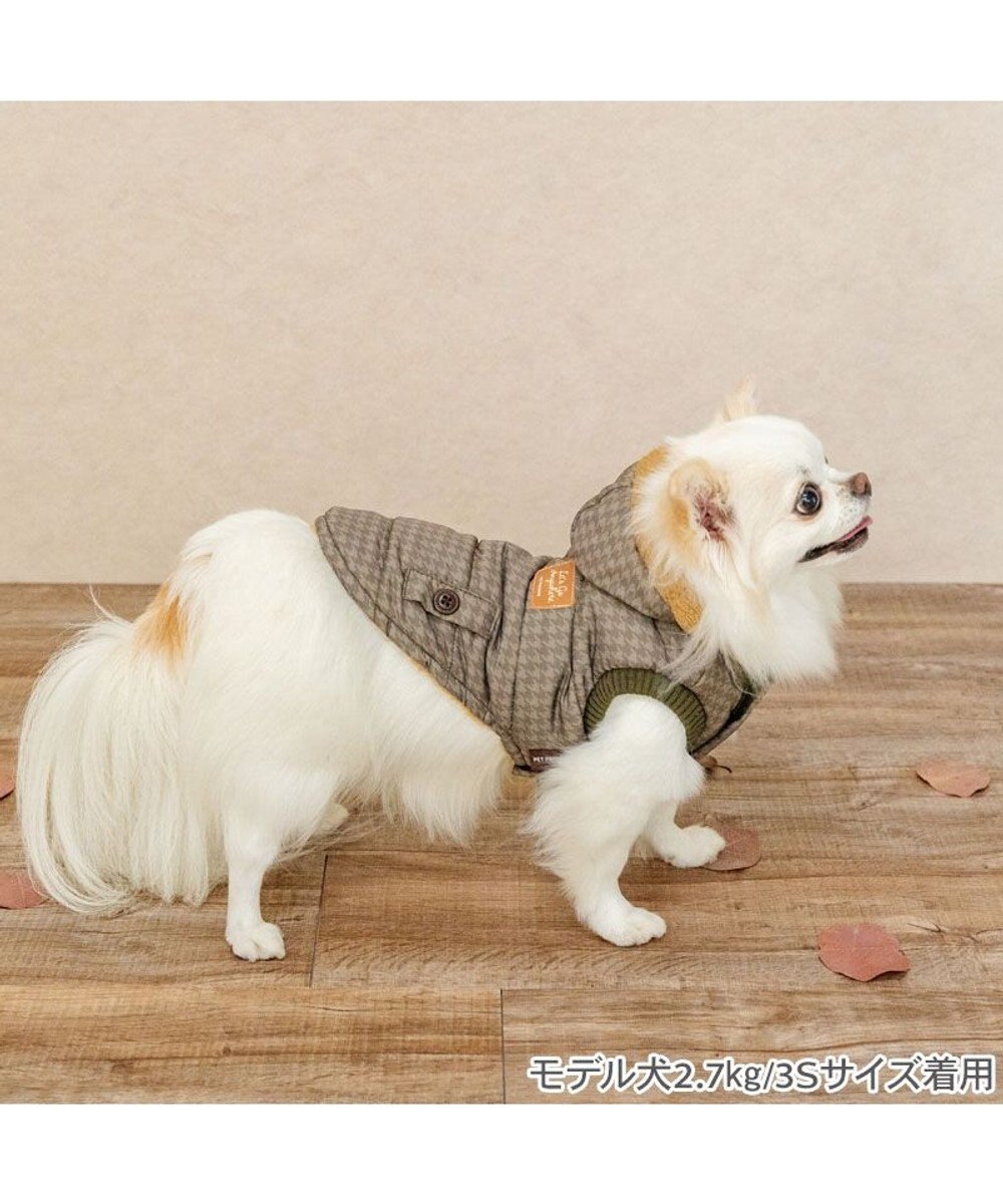 PET PARADISE ペットパラダイス 防寒コート 《千鳥柄》 小型犬 