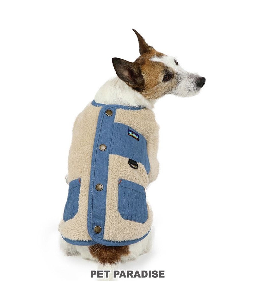 PET PARADISE ペットパラダイス デニム ボア ジャケット デニム 小型犬 ブルー