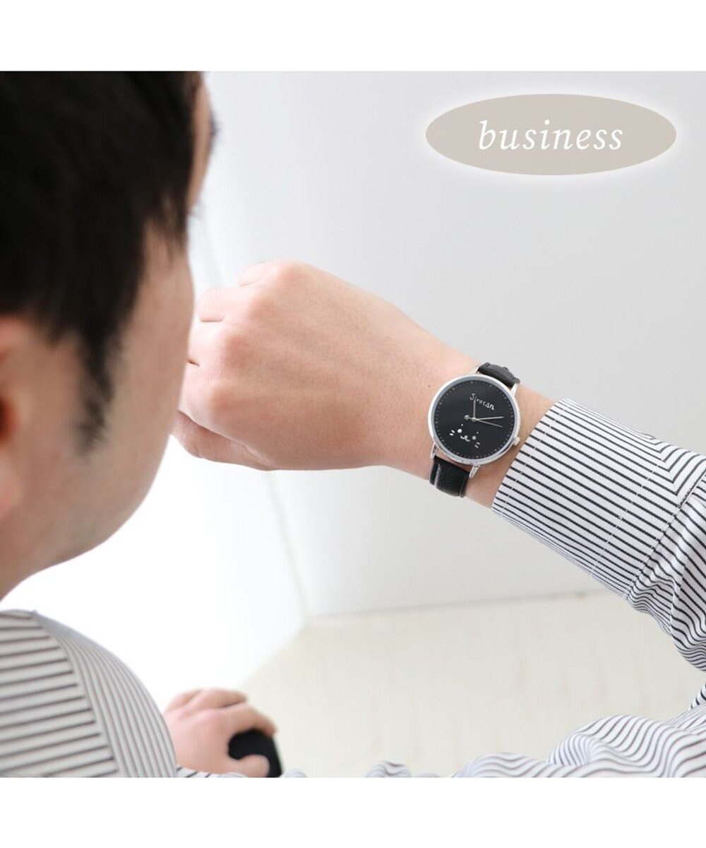 Mother garden しろたん 合皮 腕時計 《ホワイト/ブラック》 