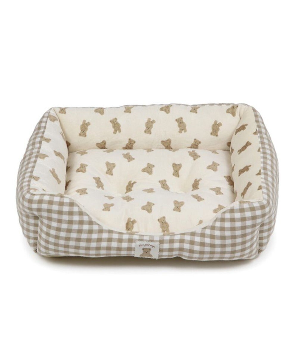 PET PARADISE ペットパラダイス くまちゃん カドラー  M《57×45cm》 