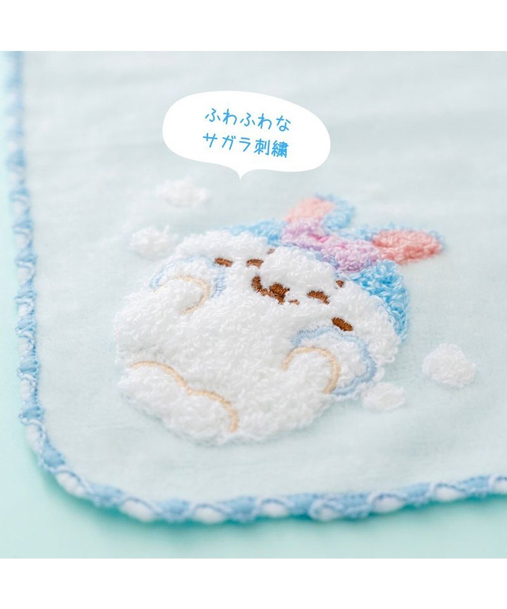 Mother garden しろたん ミニタオル 《洗顔柄》もこもこアワー 