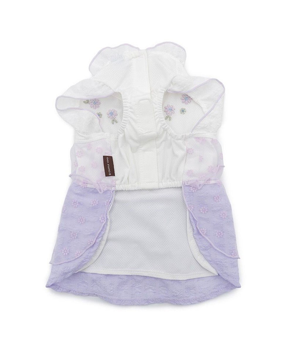 PET PARADISE ペットパラダイス フロッキー お花 ワンピース 《パープル》  小型犬 