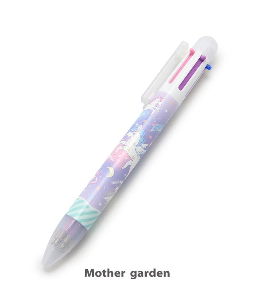 Mother garden マザーガーデン ユニコーン ６色ボールペン 日本製 入学準備　新入学 新学期 かわいい キャラクター 文具 文房具 ステーショナリー 筆記用具 -