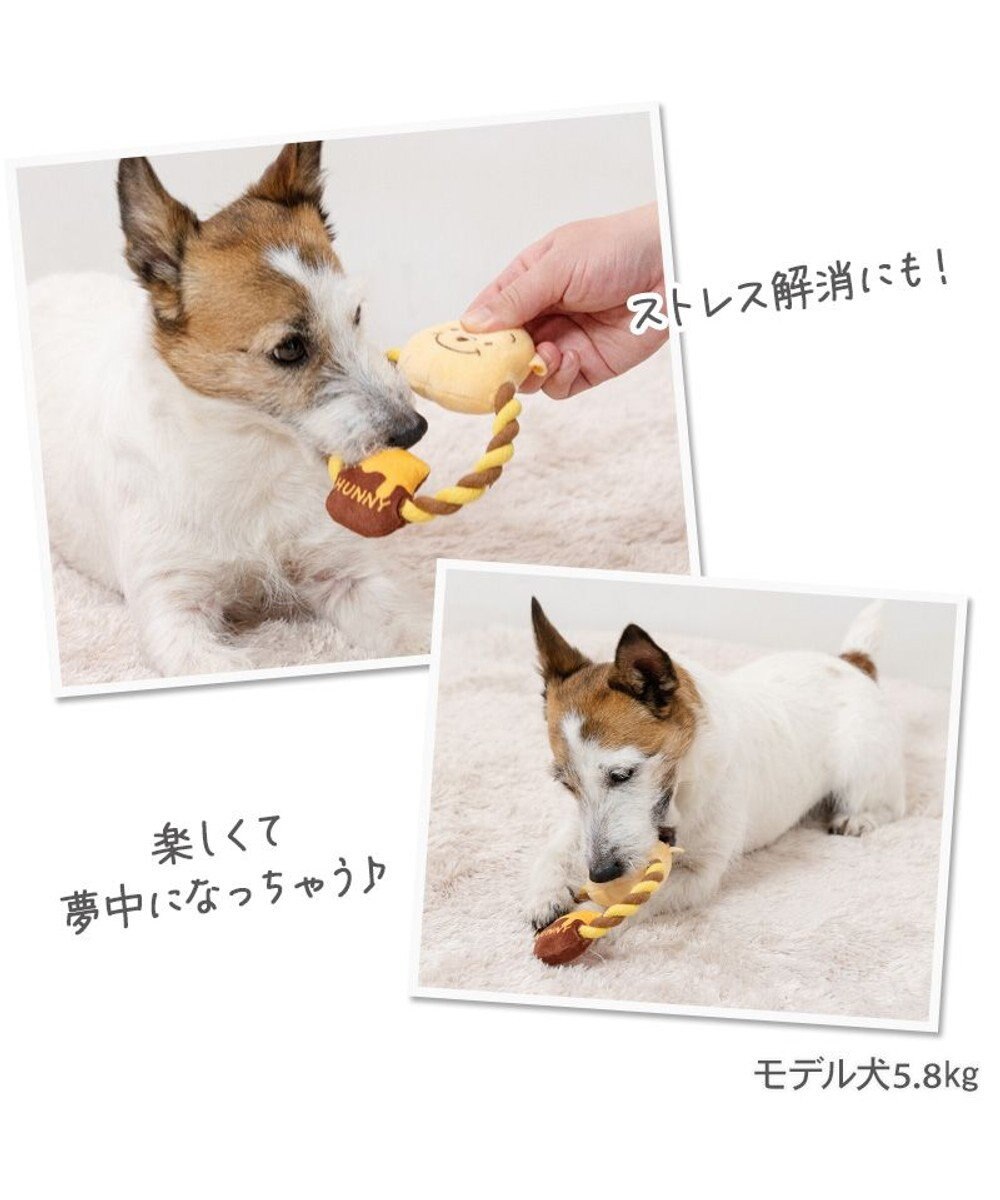 PET PARADISE ディズニー くまのプーさん ロープ おもちゃ 《プーさん/ピグレット/ティガー》 
