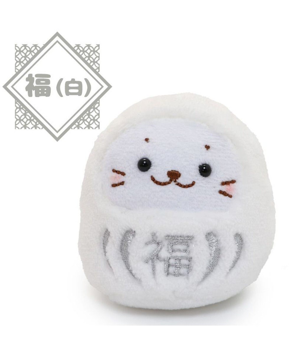 しろたん 木製絵馬 根付け 《顔ぼん》 単品 / Mother garden