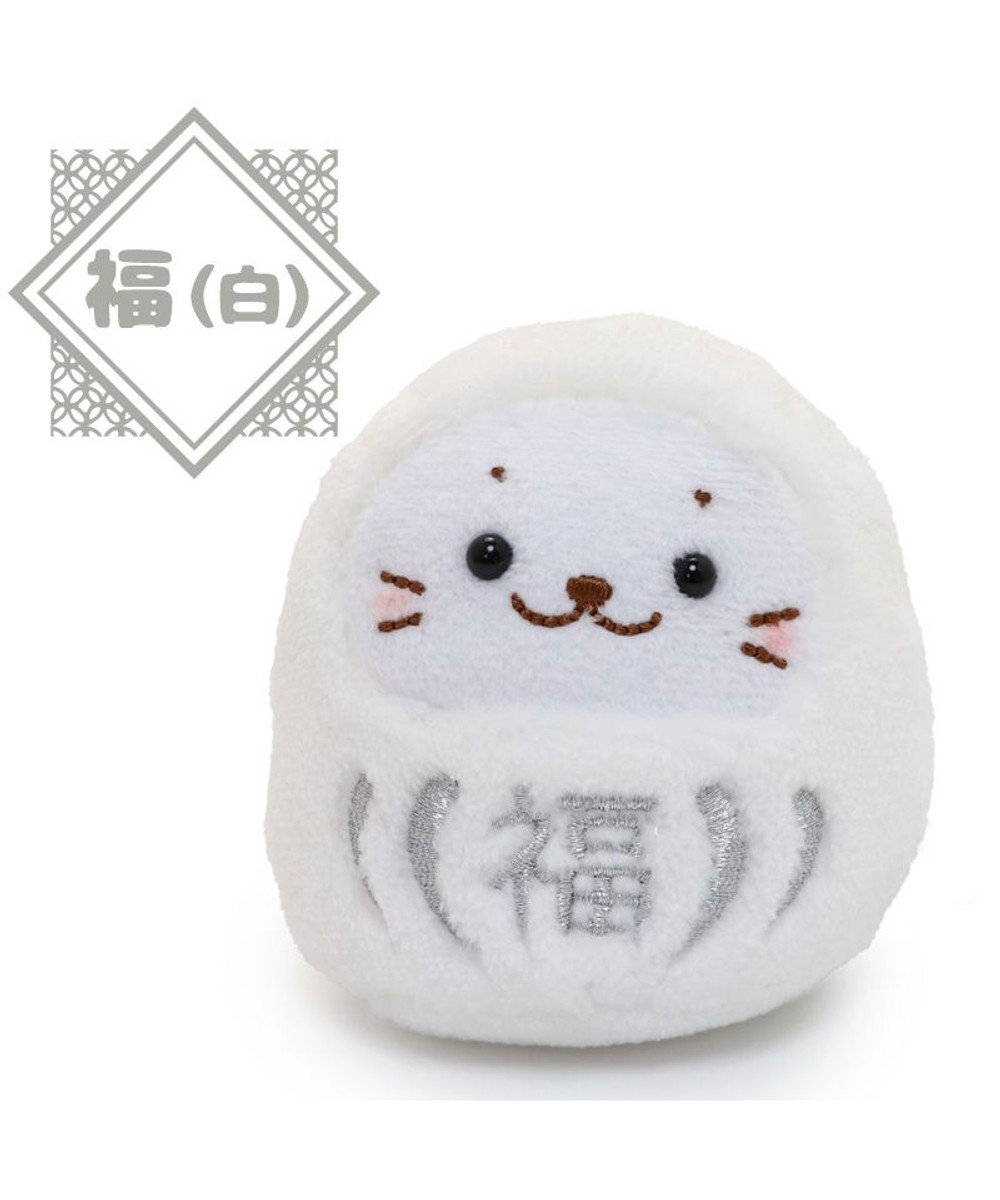 Mother garden しろたん だるま マスコット 《福白だるま》 8cm 単品