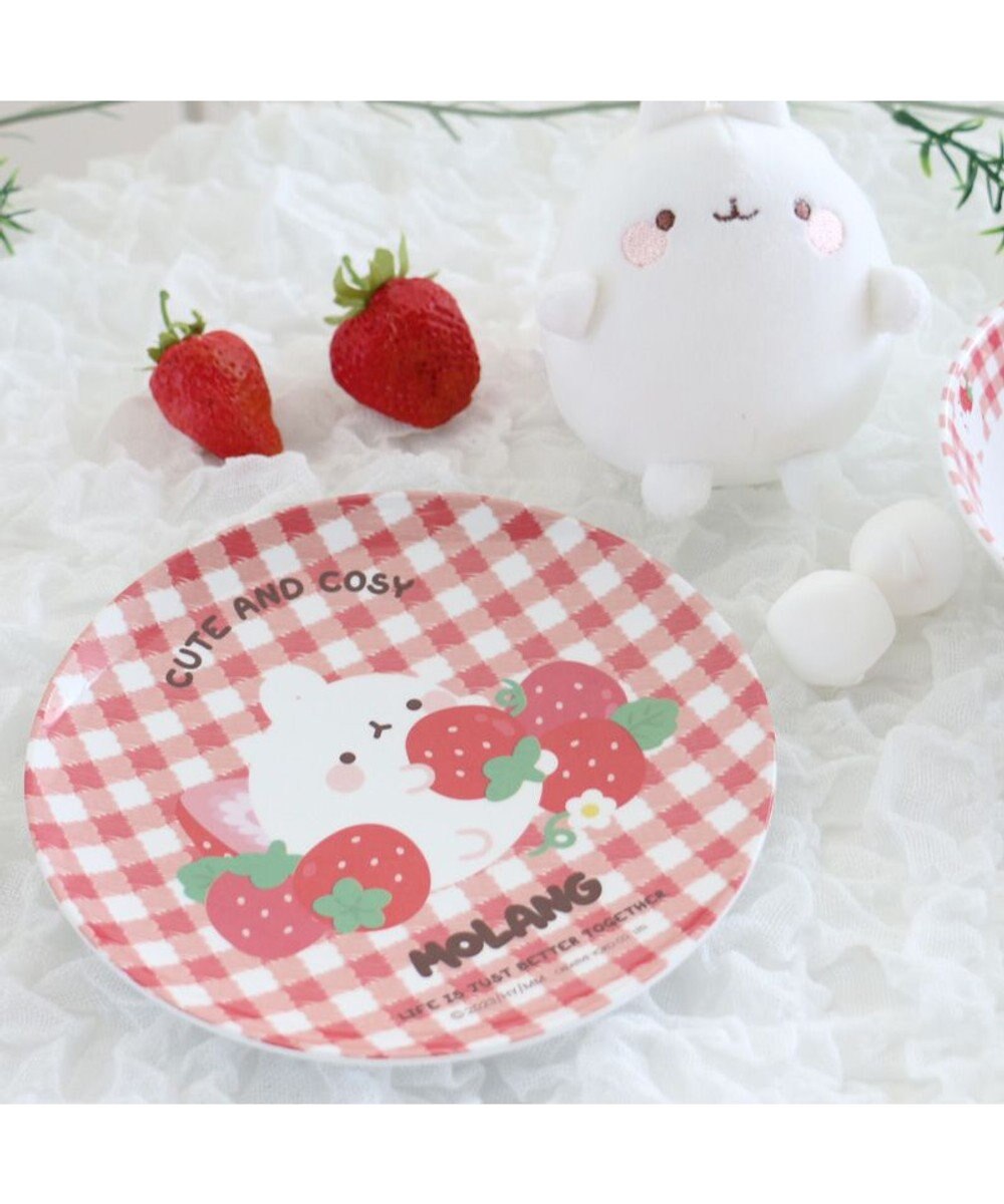 Mother garden マザーガーデン MOLANG モラン メラミン食器 丸皿 径16cm