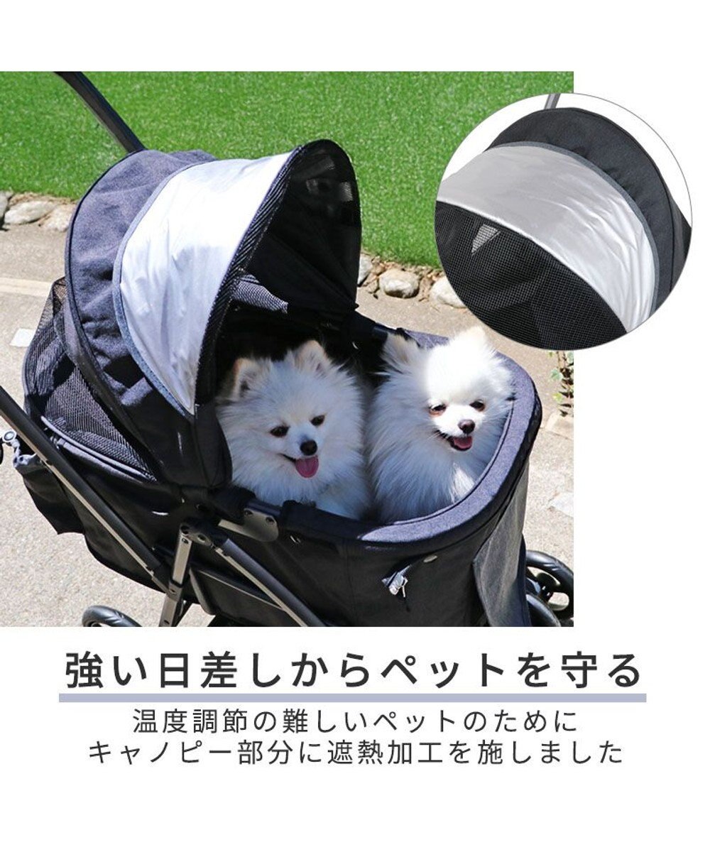 PET PARADISE smooca ハンドフル ペットカート  《ブラック》 