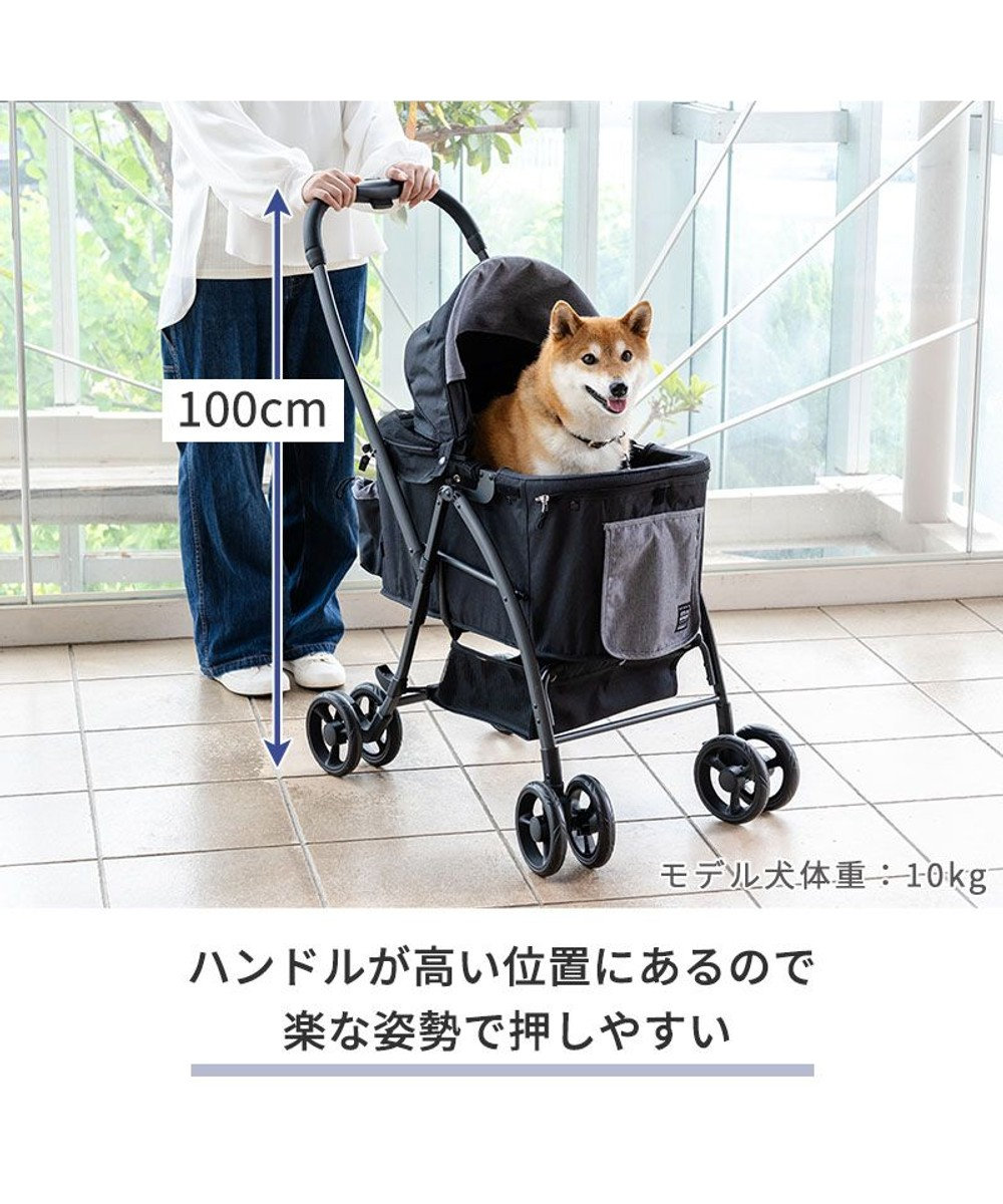 PET PARADISE smooca ハンドフル ペットカート  《ブラック》