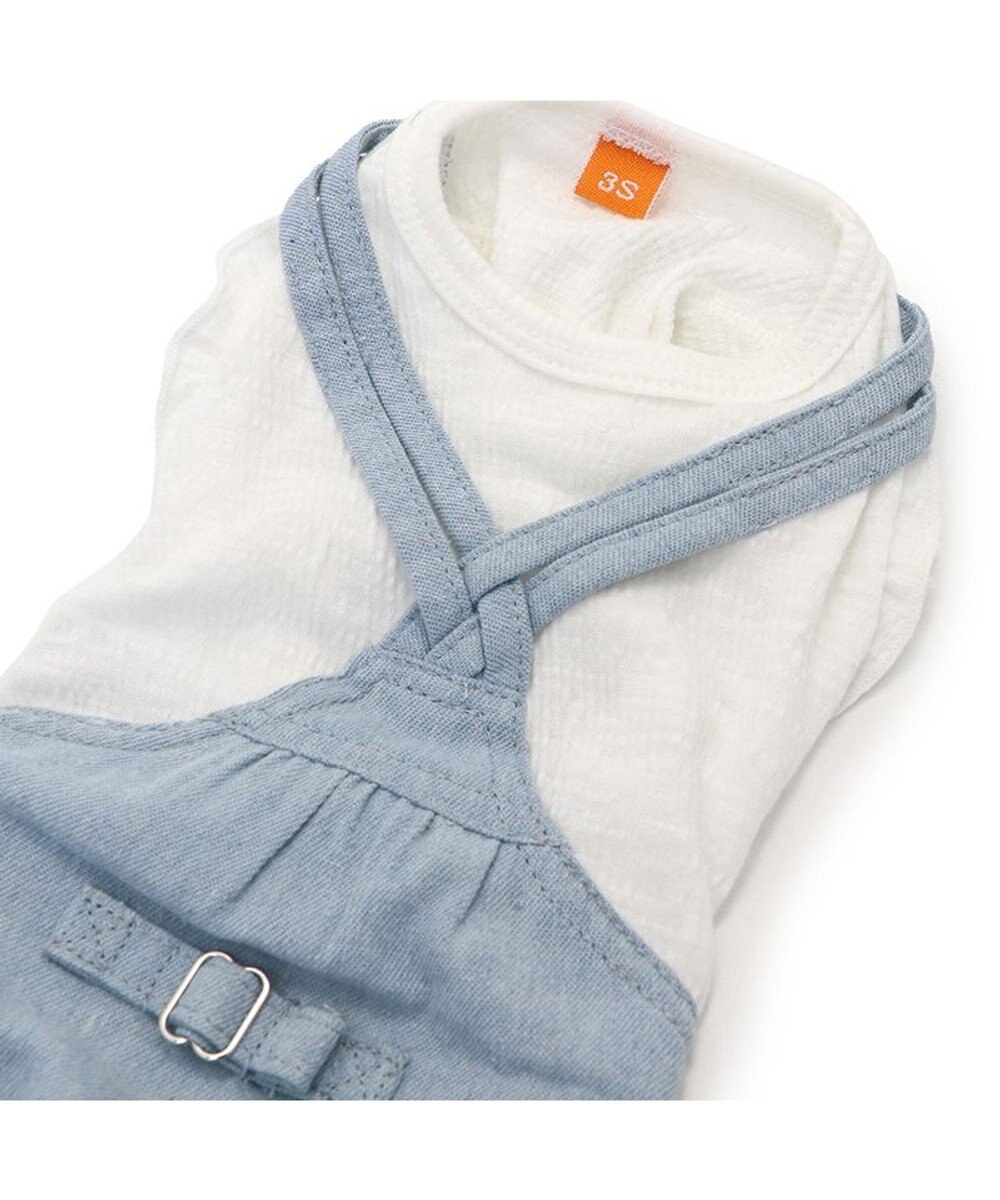 PET PARADISE ペットパラダイス パンツつなぎ 《 花 刺繍》 小型犬 