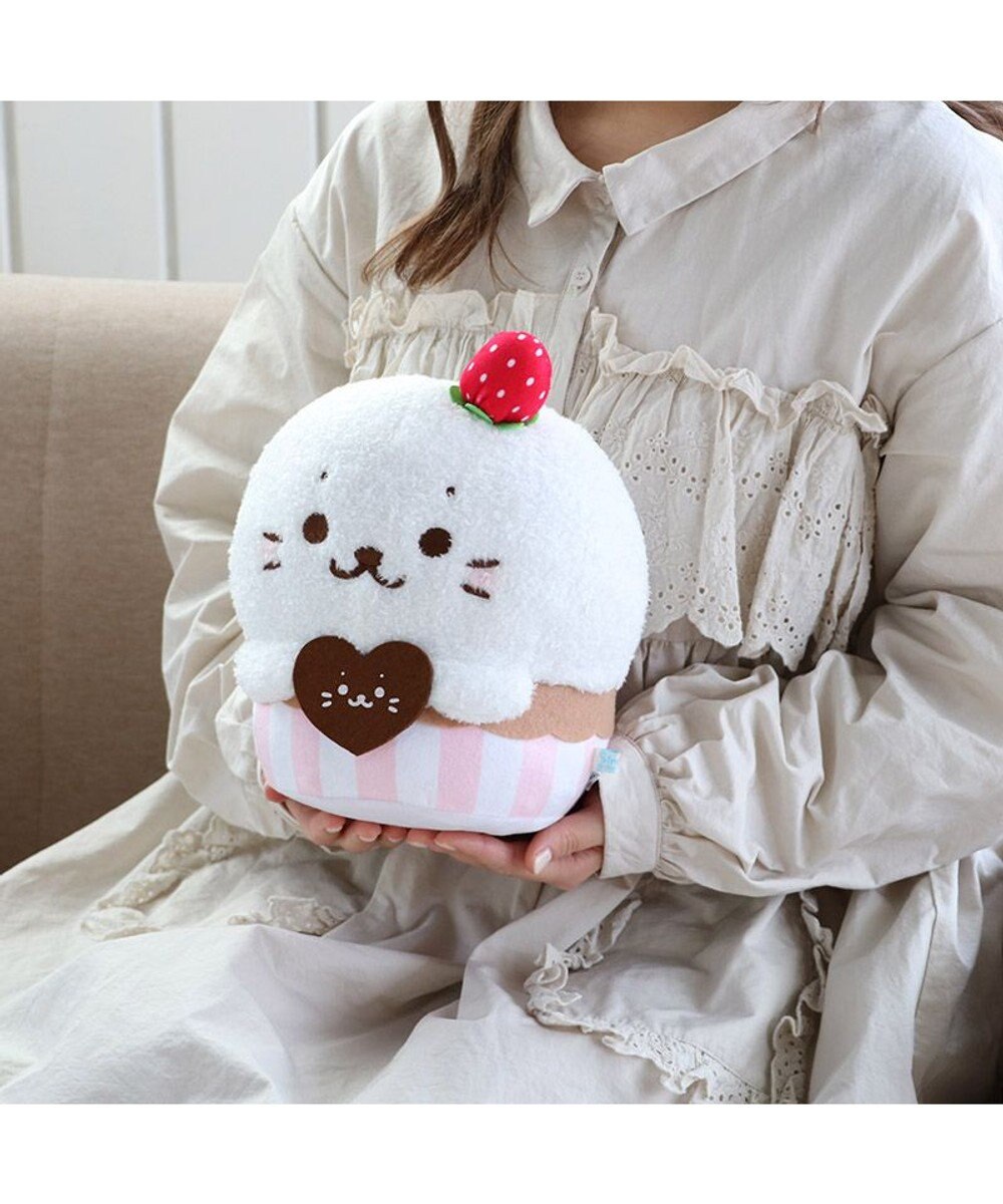 Mother garden しろたん カップケーキ マスコット 20cm お座りぬいぐるみ 