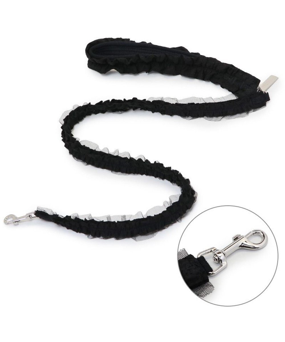 PET PARADISE cherircouture フリフリリード 《ブラック》ＳＳ～Ｓ  小型犬 