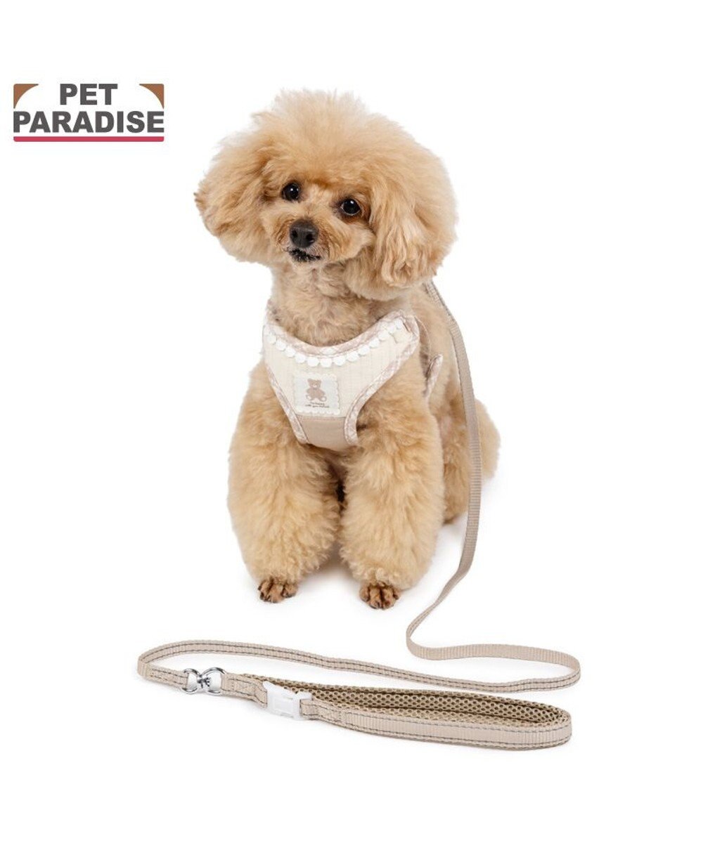 PET PARADISE ペットパラダイス くまちゃん リード付きハーネス 《チェック柄》 Ｓ 