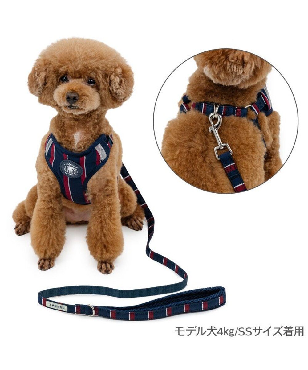 PET PARADISE J.PRESS  レジメンタル ハーネス&リード 小型犬 S