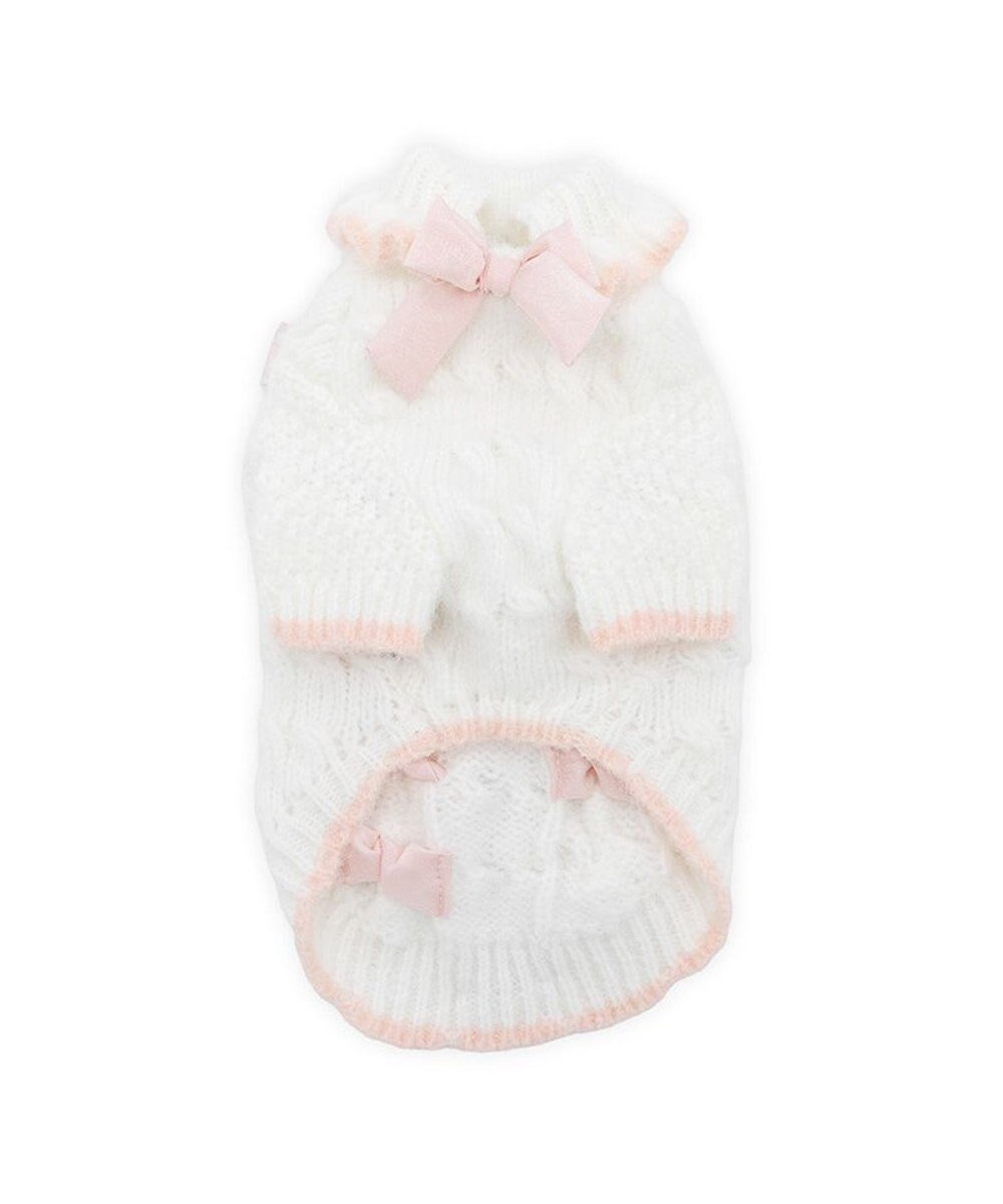 PET PARADISE cherircouture リボン編込ニット 小型犬 