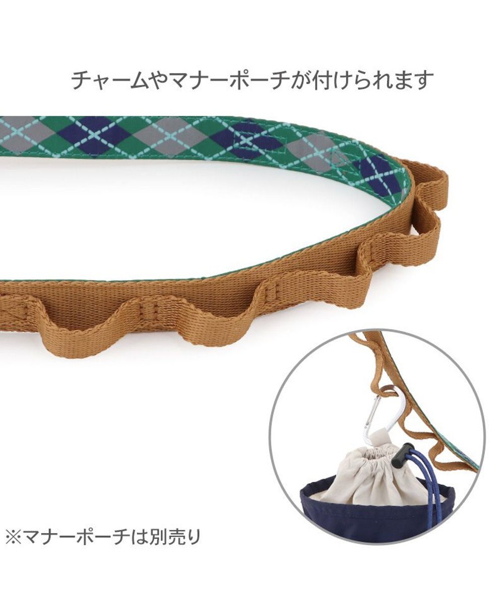 PET PARADISE ペットパラダイス チェック柄 リード Ｍ～Ｌ 大型犬 