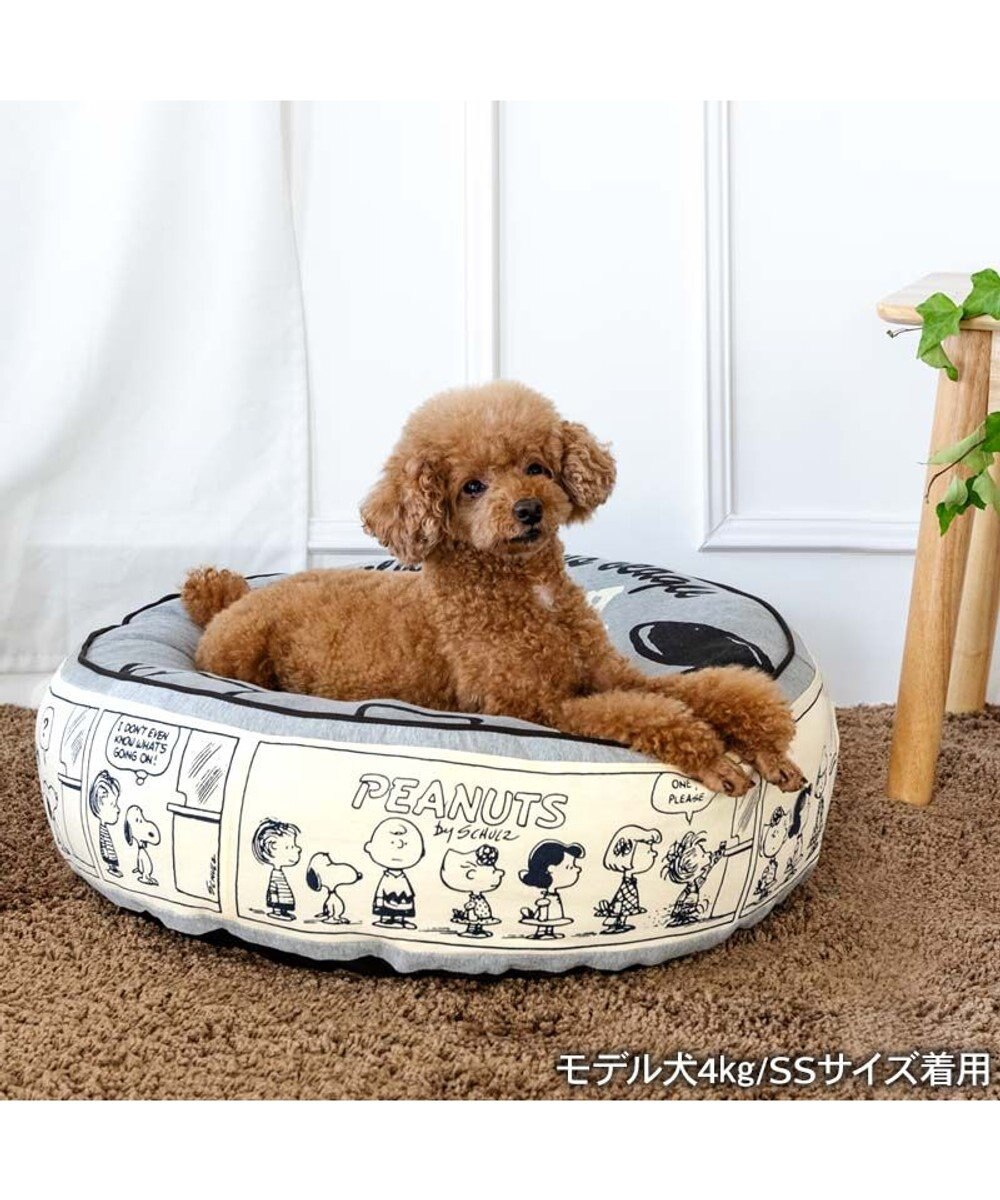 PET PARADISE スヌーピー クッション  M（60cm） 《ハッピーダンス柄》 