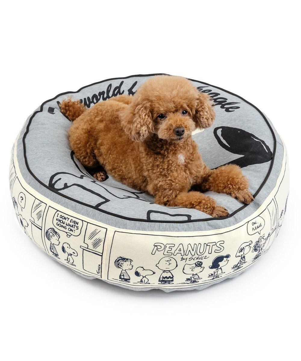 PET PARADISE スヌーピー クッション  M（60cm） 《ハッピーダンス柄》 