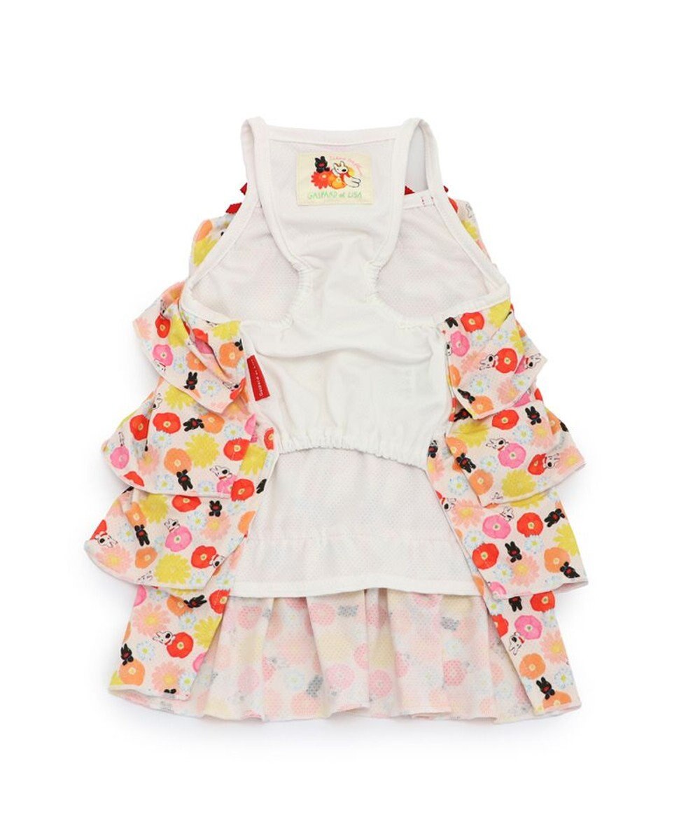 PET PARADISE リサとガスパール エコメイド ワンピース《花柄》 小型犬 