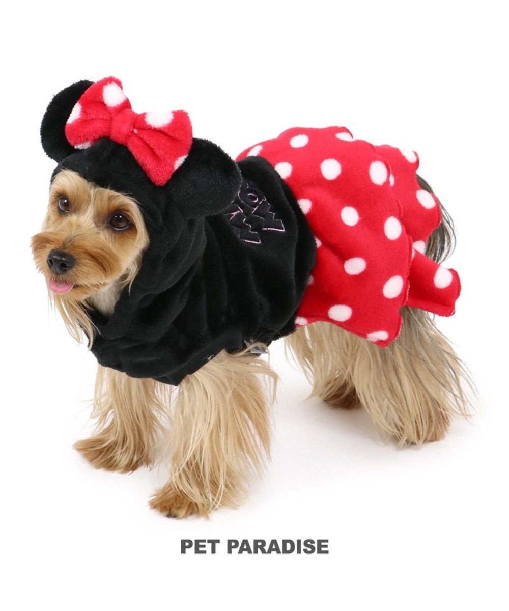 PET PARADISE ディズニー ミニーマウス ロゴ柄 なりきりミニー 〔超・小型犬〕 黒