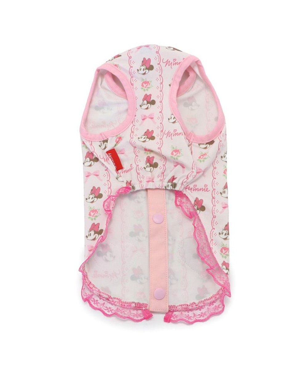 PET PARADISE ディズニー ミニーマウス 接触冷感背中開き タンクトップ 《レース柄》 小型犬 