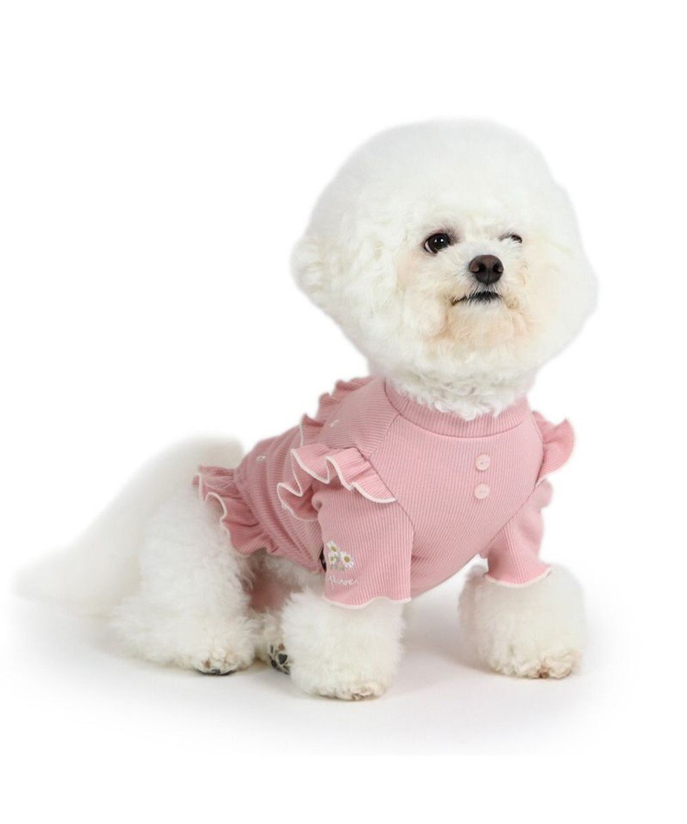 PET PARADISE ペットパラダイス プレミアム ペティヒート  花フリルTシャツ  超小型犬  小型犬