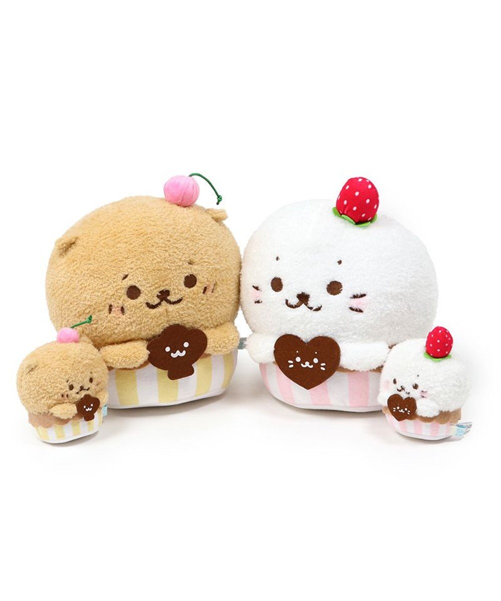 Mother garden しろたん カップケーキ マスコット 20cm お座りぬいぐるみ 